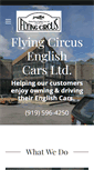 Mobile Screenshot of flyingcircusenglishcars.com